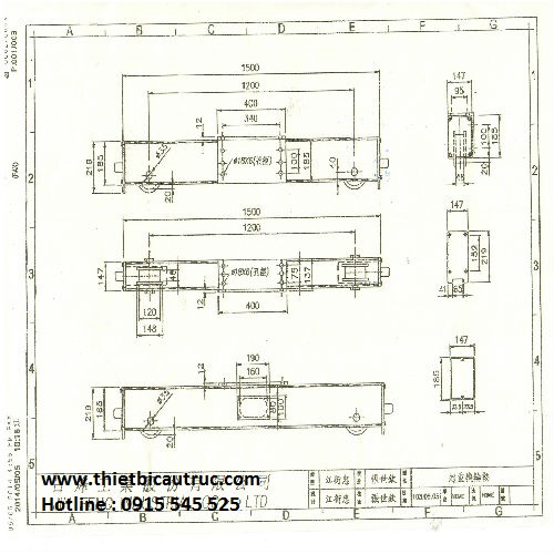 Bánh xe dầm biên 1.5m Bánh xe dầm biên 1.5m