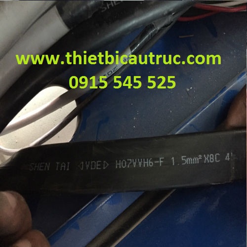 Hình ảnh cáp dẹt cầu trục Hình ảnh cáp dẹt cầu trục