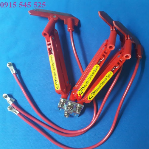 Chổi tiếp điện cầu trục 3P-100A hiệu ITS Chổi tiếp điện cầu trục 3P-100A hiệu ITS