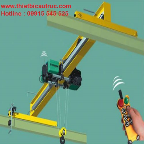 Sự dụng điều khiển từ xa cho cầu trục Sự dụng điều khiển từ xa cho cầu trục