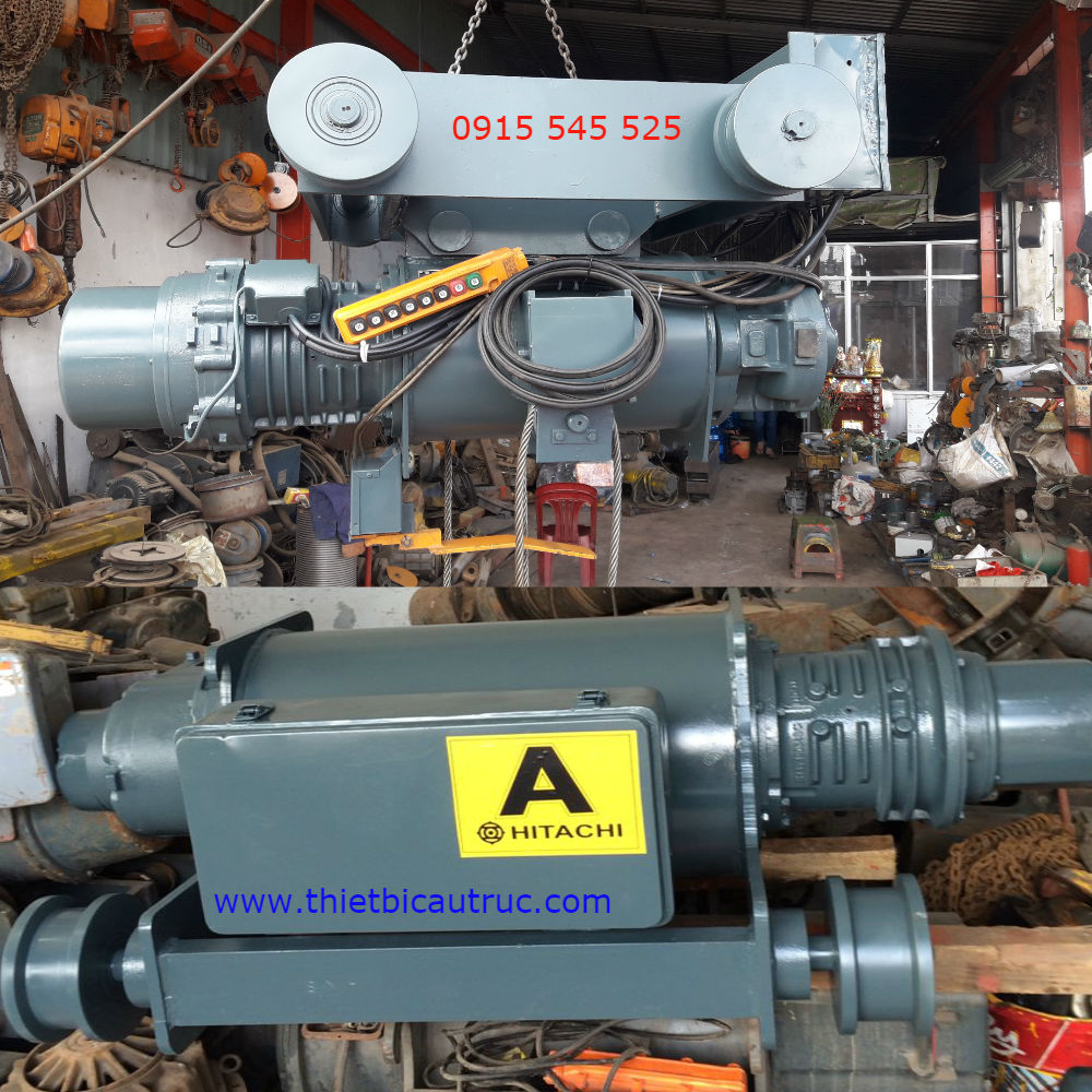 Palang cáp điện Hitachi dầm đôi  Palang cáp điện Hitachi dầm đôi