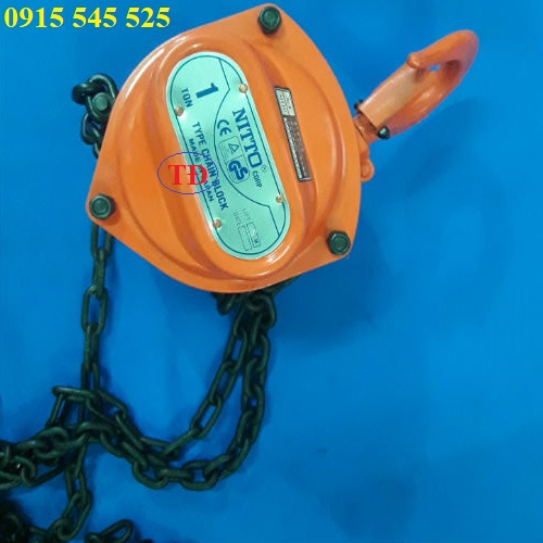 Palang xích kéo tay hiệu Nitto Palang xích kéo tay hiệu Nitto