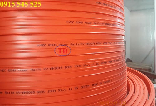 Ray điện an toàn cầu trục Kyec KY-AN3015 600V Ray điện an toàn cầu trục Kyec KY-AN3015 600V