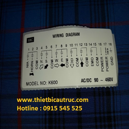 Sơ đồ điện dán vào bộ thu của điều khiển từ xa cầu trục Sơ đồ điện dán vào bộ thu của điều khiển từ xa cầu trục