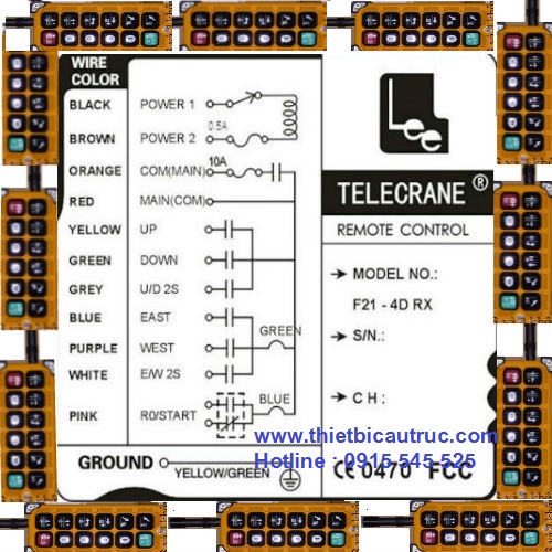 Hướng dần lắp đặt điều khiển từ xa cho cầu trục Hướng dần lắp đặt điều khiển từ xa cho cầu trục
