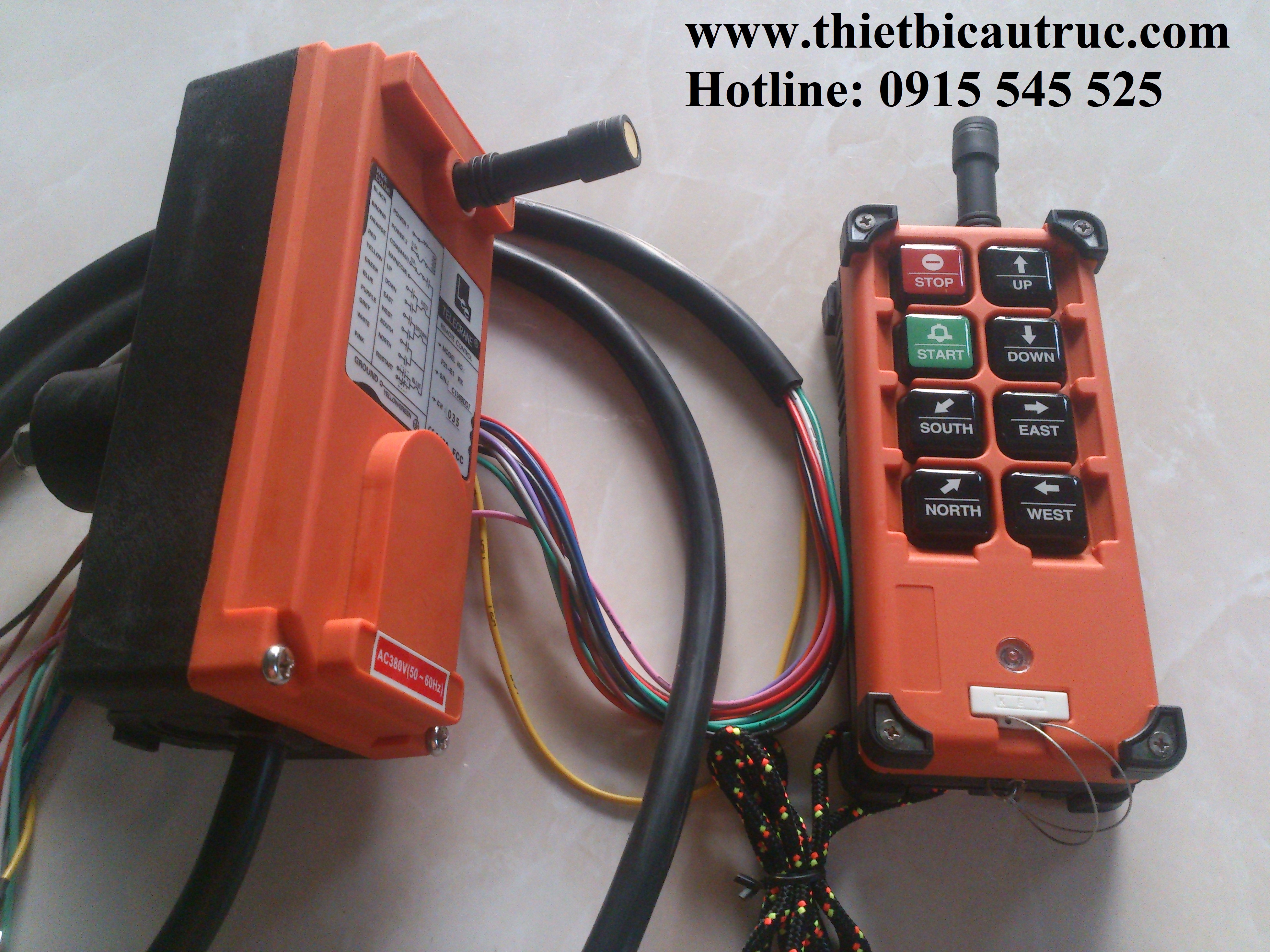 Tay bấm điều khiển từ xa cầu trục telecrane Tay bấm điều khiển từ xa cầu trục telecrane
