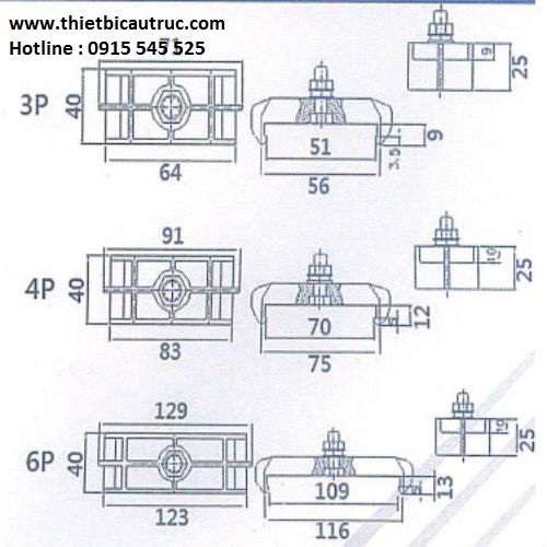 Thông số kỹ thuật kẹp ray điện an toàn Thông số kỹ thuật kẹp ray điện an toàn