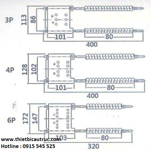 Thông số kỹ thuật căng ray điện an toàn Thông số kỹ thuật căng ray điện an toàn