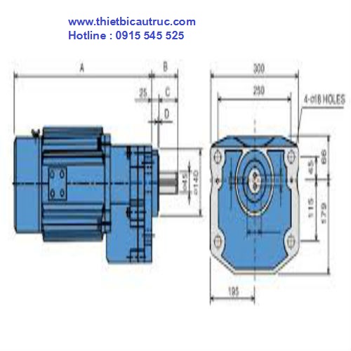 Thông số kỹ thuật motor dầm biên Thông số kỹ thuật motor dầm biên