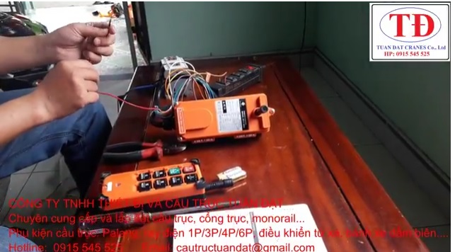 Xác định dây tiếp tương ứng cho từng nút bấm Xác định dây tiếp tương ứng cho từng nút bấm