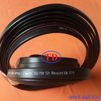 Cáp dẹt cấp điện cầu trục