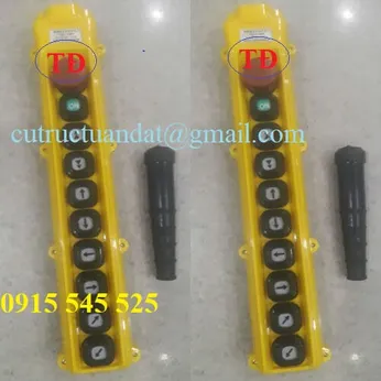 Nút bấm điều khiển cầu trục 10 nút
