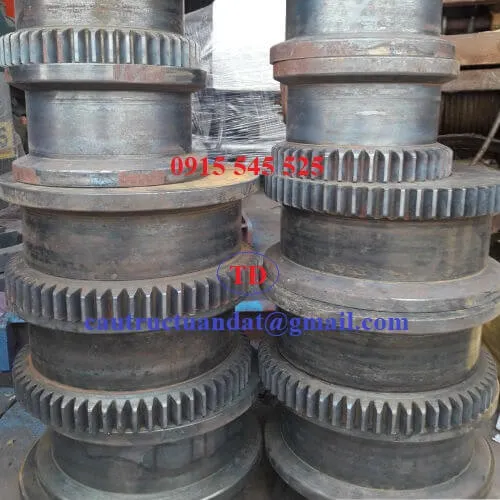Bộ bánh xe dầm biên cầu trục D150