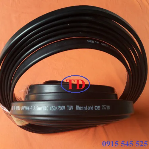 Cáp dẹt cấp điện cầu trục