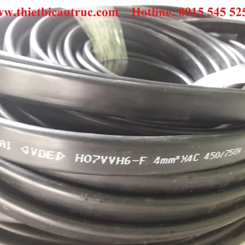 Cáp dẹt cầu trục 4C x 4.0mm