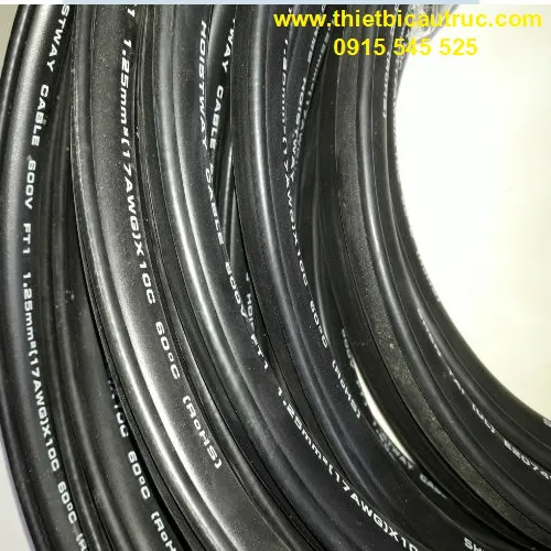 Cáp điều khiển cho nút bấm cầu trục các loại