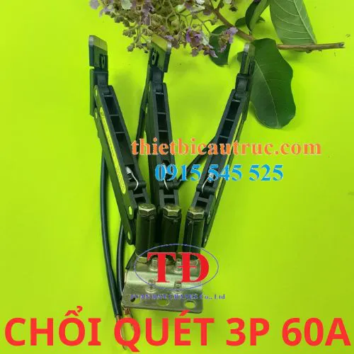 Chổi quét điện cầu trục 3p 60a