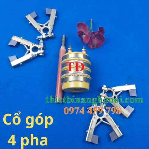 Cổ góp điện 4 pha nhỏ