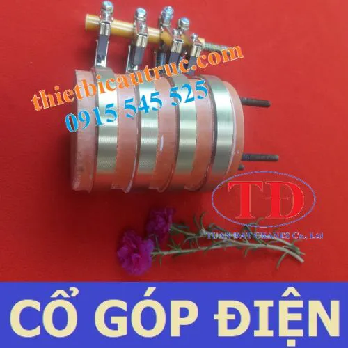 Cổ góp điện 4 pha trục 30
