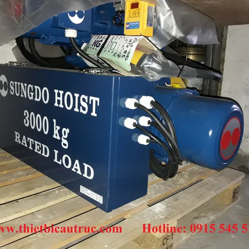Palang cáp điện dầm đơn Sungdo