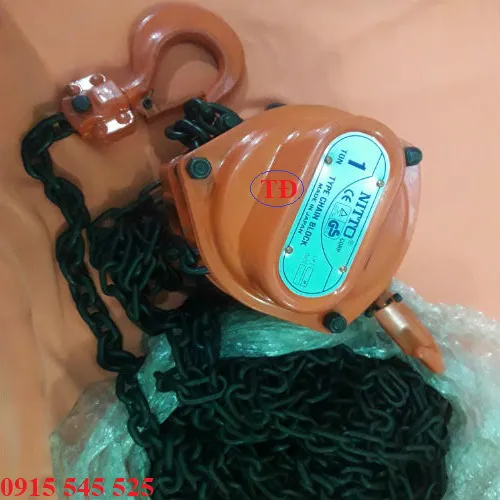 Palang xích kéo tay hiệu Nitto