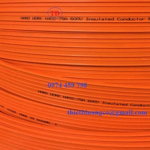 Ray điện an toàn 4P cho cầu trục