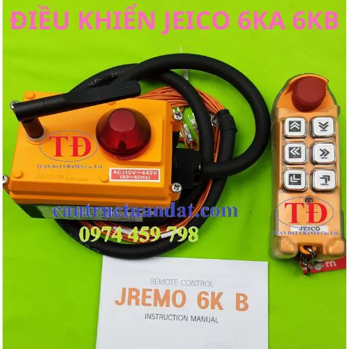 Tay điều khiển từ xa Jeico Jremo 6KA 6KB 8KA 8KB