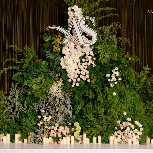 BACKDROP HOA TƯƠI CHỤP ẢNH NHÀ HÀNG