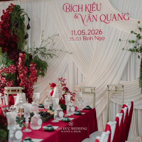 KEM & ĐỎ RƯỢU | NGHỆ THUẬT TƯƠNG PHẢN MỀM & CÂN BẰNG SẮC ĐỘ
