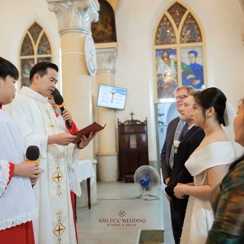 LẼ CƯỚI TẠI THÁNH ĐƯỜNG | Oanh & Brian