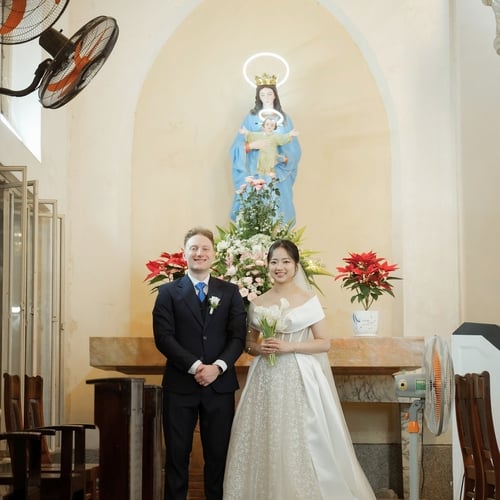 LẼ CƯỚI TẠI THÁNH ĐƯỜNG | Oanh & Brian