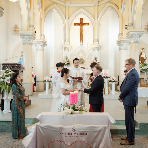 LẼ CƯỚI TẠI THÁNH ĐƯỜNG | Oanh & Brian