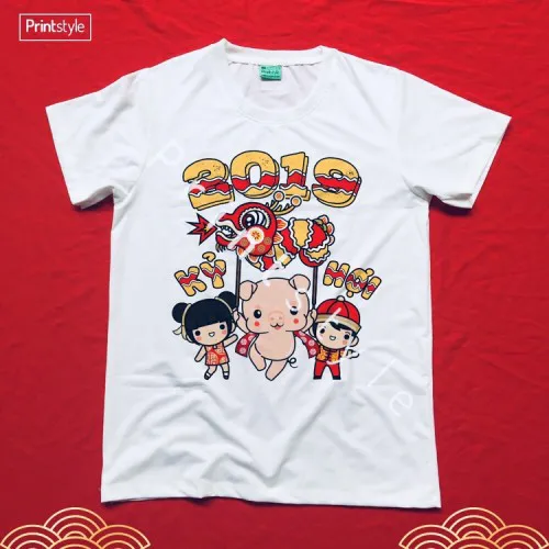 NHẬN MAY ÁO THUN SỰ KIỆN TẾT 2019