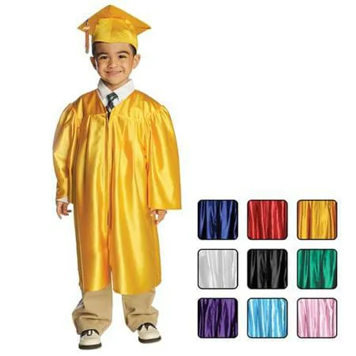 Áo cử nhân mầm non màu vàng