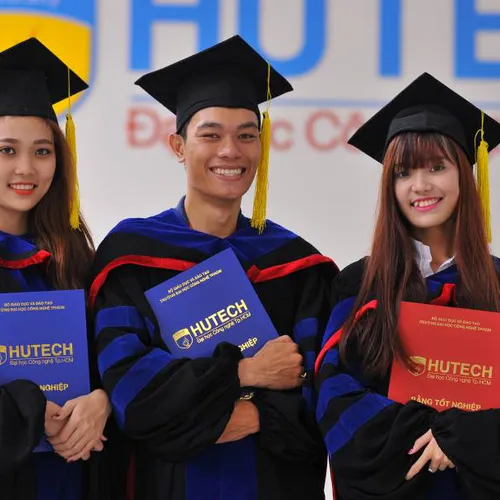 Áo Cử Nhân Thạc Sĩ Tiến Sĩ HUTECH