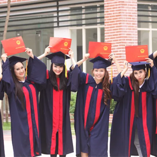 XƯỞNG MAY LỄ PHỤC TỐT NGHIỆP ÁO CỬ NHÂN MÀU XANH