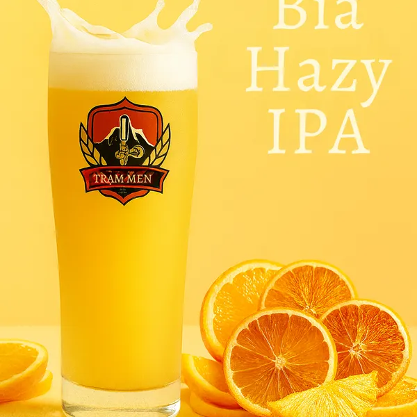 Bia Hazy IPA - Mờ ảo quyến rũ, hương nhiệt đới tươi mát.