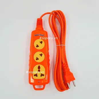 Ổ Cắm Điện 3 Lỗ Chéo 3000W Cắm Không Vướng 3C-3000W SOPOKA