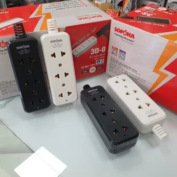 Ổ Cắm Điện 3 Lỗ Không Dây 2200W 3D-0/3S-0 SOPOKA