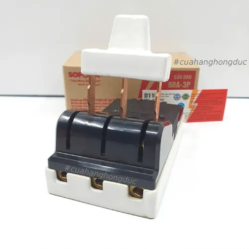 Cầu Dao Đế Sứ 3 Pha 3P 60A 600V D11 SOPOKA