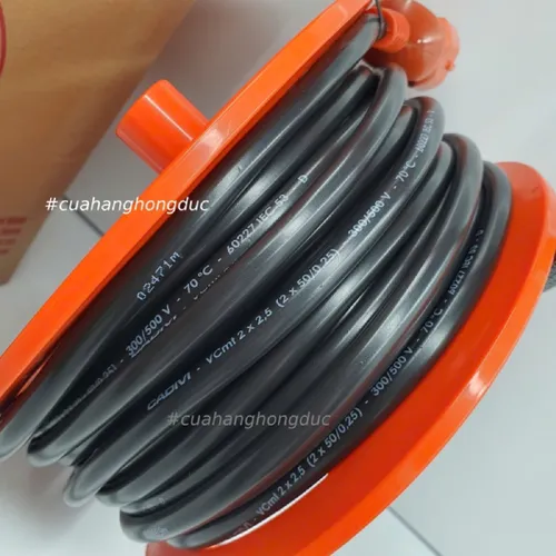 Rulo Điện SOPOKA Dây 2x2.5 CADIVI Dài 15m 20m 25m