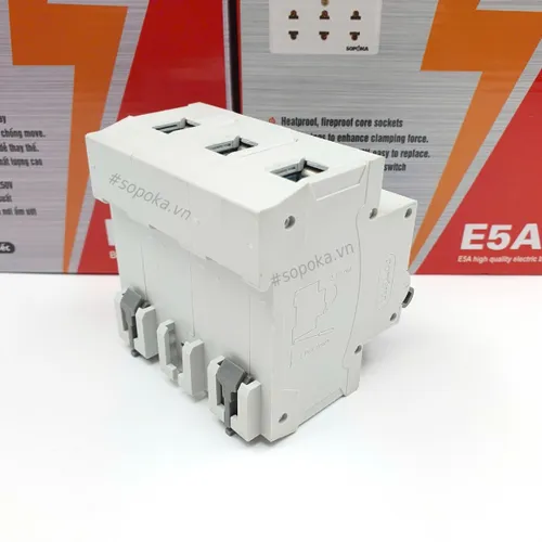 Aptomat 3 pha MCB 3P M20 80A 100A SOPOKA