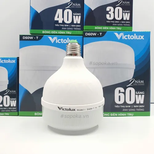 Bóng Đèn LED 20W 30W 40W 50W 60W Hình Trụ Victolux (SOPOKA)