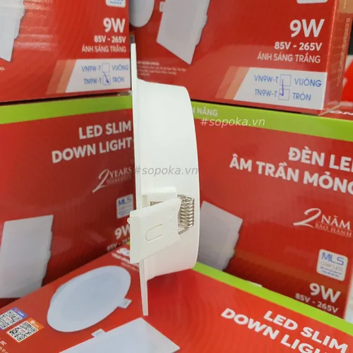 Bóng Đèn LED Âm Trần Tròn Mỏng Mã TN SOPOKA