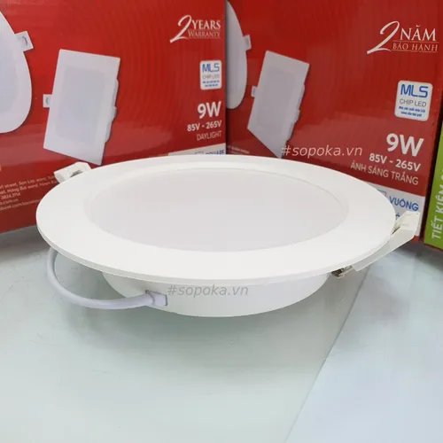 Bóng Đèn LED Âm Trần Tròn Mỏng Mã TN SOPOKA