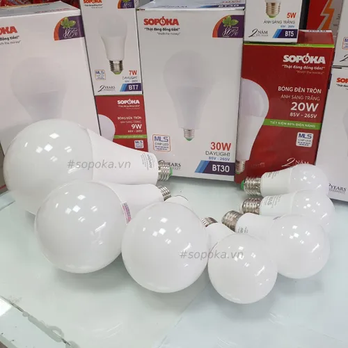 Bóng Đèn LED Tròn Mã B SOPOKA