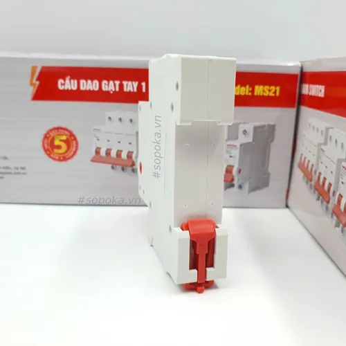 Cầu Dao Gạt Tay 1 Ngả 1P 80A SOPOKA