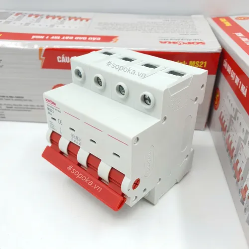 Cầu Dao Gạt Tay 1 Ngả 3 Pha 4P 80A SOPOKA