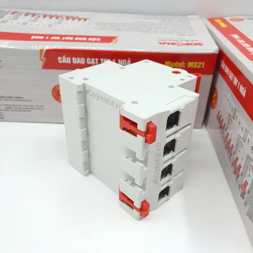 Cầu Dao Gạt Tay 1 Ngả 3 Pha 4P 80A SOPOKA