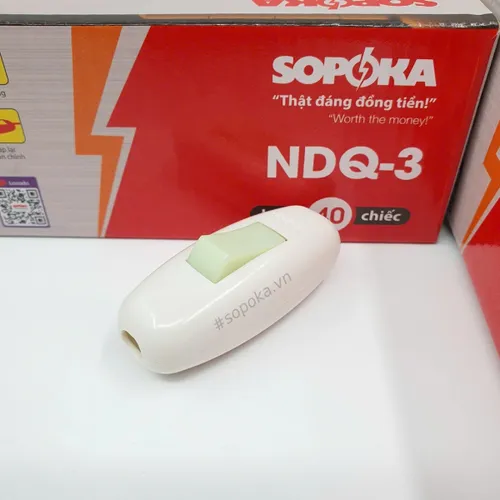 Công Tắc Treo 5A Dạ Quang Hình Quả Nhót NDQ-3 SOPOKA